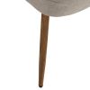 Modern Dining Chairs,Linen Accent Chair, Living Room Leisure Chairs, Upholstered Side Chair with Metal Legs for Dining Room Kitchen Vanity Patio Club