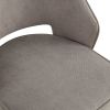 Modern Dining Chairs,Linen Accent Chair, Living Room Leisure Chairs, Upholstered Side Chair with Metal Legs for Dining Room Kitchen Vanity Patio Club