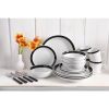 Essential Total Kitchen 83-Piece Combo Set, White